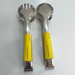 انبر سالاد استیل گرد Strong & Durable سایز 22