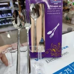 قاشق چنگال یونیک 6 نفره دونا آینه ای استیل 18.10