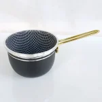 شیر جوش دسته طلایی داخل زنبوری سایز 14 - Image 3