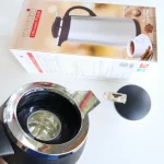 فلاسک کازوکی 1.9 لیتر بدنه استیل شیشه دار - Image 3