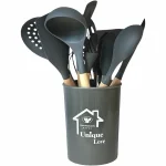 سرویس کفگیر و ملاقه 12 پارچه یونیک لاو طوسی