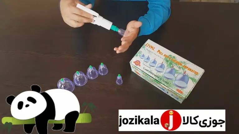 بادکش بدن مدل K.M دستی 6 لیوانه