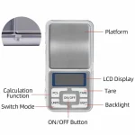 ترازو دیجیتال جیبی مدل JY-200 ظرفیت 200 گرم - Image 6