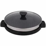 تابه گریل دیگ شف مدل دوطرفه چدنی سایز 28