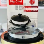 تابه گریل دیگ شف مدل دوطرفه چدنی سایز 28 - Image 8