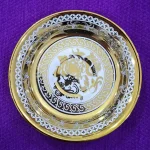 نعلبکی چینی گلد مدل گل بسته 6 عددی - Image 7