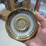 نعلبکی چینی گلد مدل لوزی بسته 6 عددی - Image 4