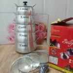 سرویس قابلمه کاسیو 10 پارچه درب پیرکس - Image 6
