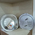 آبکش برنج شوی رنده دار استیل یونیک لایف - Image 6
