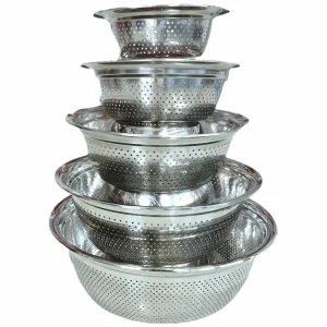 آبکش استیل یونیک پلاس 5 پارچه