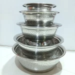 آبکش استیل یونیک پلاس 5 پارچه - Image 2
