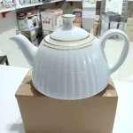 قوری چینی مدل خط دار - Image 3