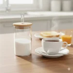 شکرپاش پیرکس درب بامبو مدل K.GH 666 - Image 6