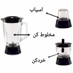 آبمیوه گیر ۴ کاره سیلورگرست مدل SG-6065 - Image 3