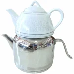 کتری قوری 4 لیتری لوله دار گوماتو کف چدن