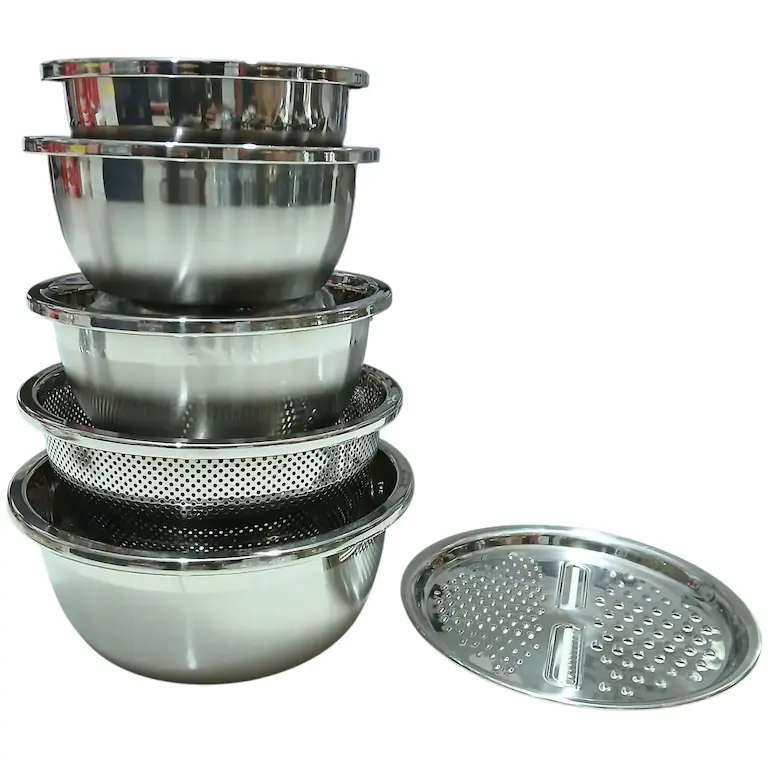 لگن آبکش رنده دار 6 پارچه یونیک لایف FD35N (1) لگن آبکش رنده دار 6 پارچه یونیک لایف FD35N - Image 1