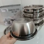 لگن آبکش رنده دار 6 پارچه یونیک لایف FD35N - Image 5