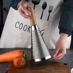 رنده مخروطی شنگیا مدل 3 طرفه دسته چوبی - Image 7