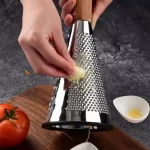 رنده مخروطی شنگیا مدل 3 طرفه دسته چوبی - Image 11