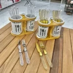کارد و چنگال شاین دار دسته اکلیلی PRODUCT - Image 15