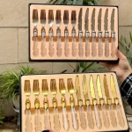 کارد و چنگال شاین دار دسته اکلیلی PRODUCT - Image 14