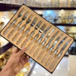 کارد و چنگال شاین دار دسته اکلیلی PRODUCT - Image 11