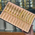 کارد و چنگال شاین دار دسته اکلیلی PRODUCT - Image 16