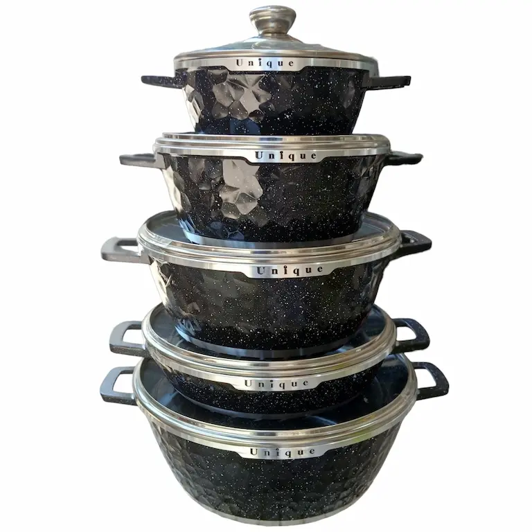 Unique 10-piece pot set (1) سرویس قابلمه یونیک 10 پارچه کد 38236 - Image 1
