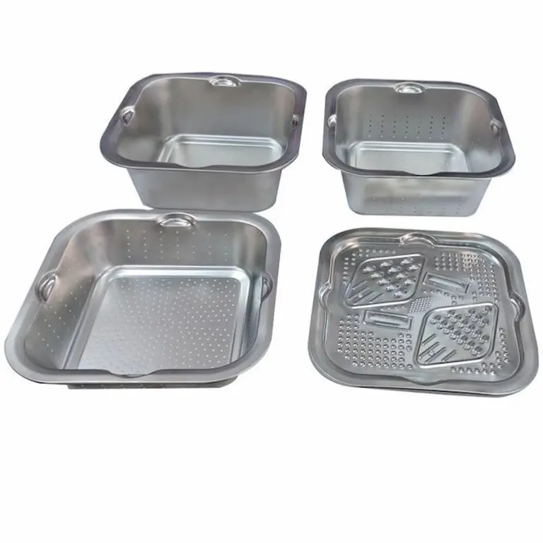 Unique Life UL-15319 4-piece drainer basin (1) لگن آبکش 4 پارچه رنده دار یونیک لایف UL-15319 - Image 1