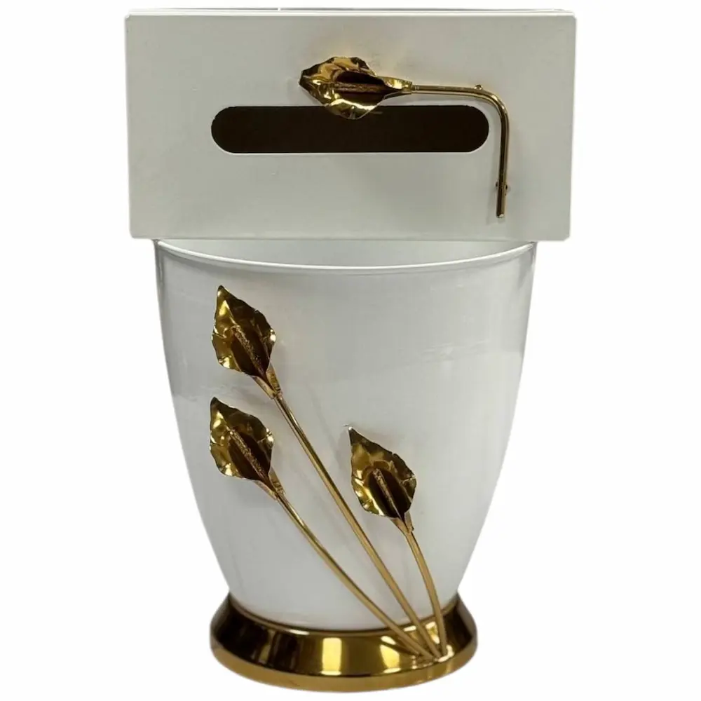 Lilium Waste Bin and Tissue Holder (1) سطل و جا دستمال لیلیوم - تصویر 1