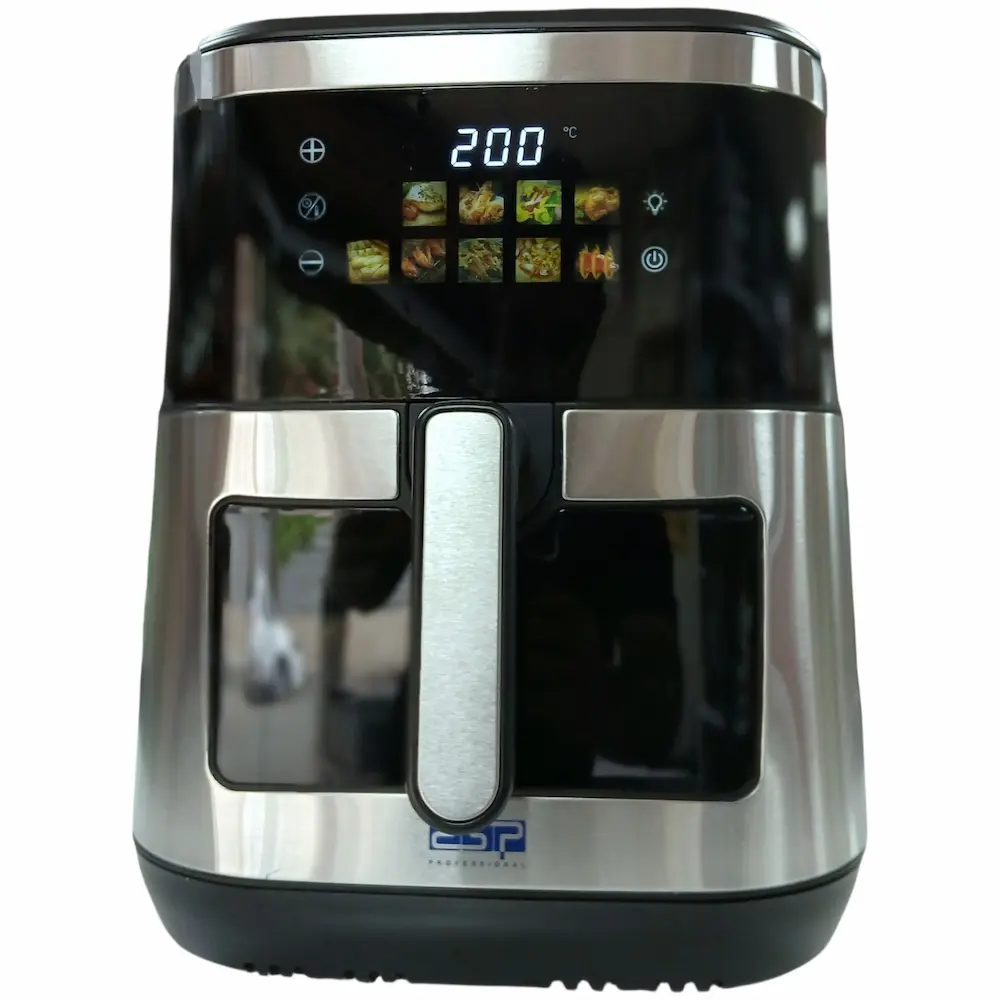 DSP 10-Liter Oil-Free Fryer, Model KB2195 (1) سرخ کن بدون روغن 10 لیتری دی اس پی مدل KB2195 دو المنت چراغ دار - تصویر 1