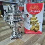 سماور گازی جلایر مدل مهسان ساده 8 لیتر - تصویر 3